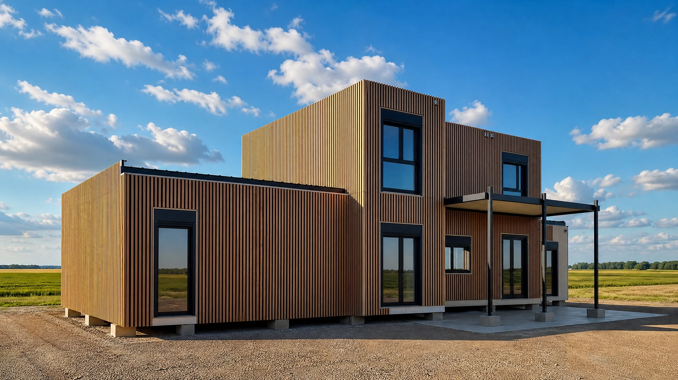 Chantier de démolition après incendie montrant les dégâts structurels d'une habitation sinistée avec façade partiellement écroulée et noircissement des murs. Au premier plan, des engins de chantier (pelle mécanique ou similaire) en action, avec des opérateurs professionnels portant équipement de sécurité (casque, gilets de haute visibilité). L'image doit transmettre l'expertise technique et la professionnalité de 3G BAT dans la gestion des sinistres complexes.